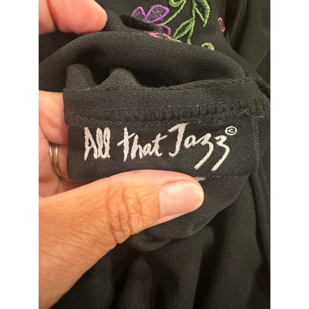 All That Jazz Black Maxi Dress Women's Size Large - Picture 6 of 9